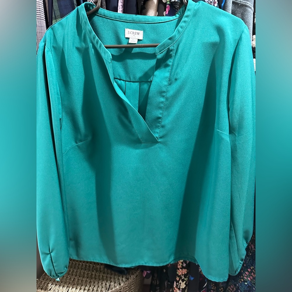 Green J.Crew top